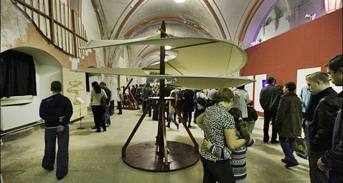 В Москве откроется крупнейшая передвижная выставка Леонардо да Винчи