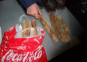 1.5 кг взрывчатки были спрячены в лыжных вещах