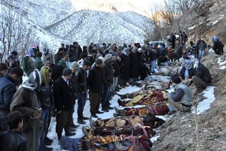 Массовые манифестации курдов в Турции