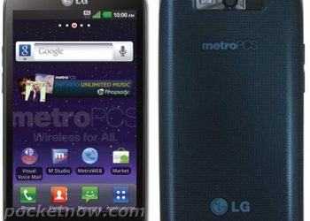 LG Connect 4G запечатленный на фотокамеру