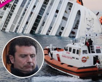 Капитан Costa Concordia обвинен в трусости