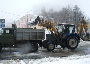 Власть демонтирует МАФы из-за снега