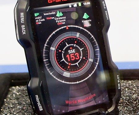 Броне-мобильник от Casio – давление в тонну не страшно
