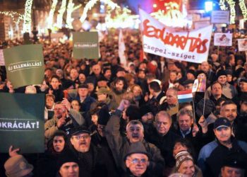 Венгры протестуют против новой конституции