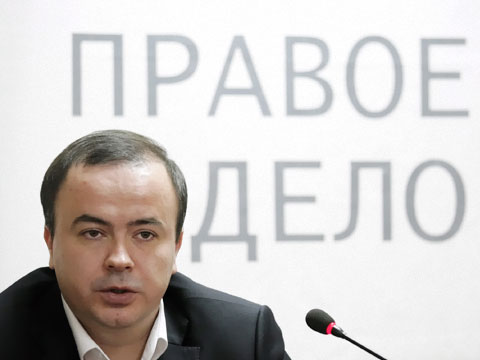 «Правое дело» решило поддержать на президентских выборах Путина