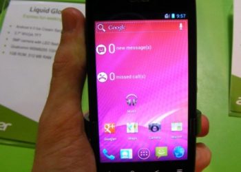 Acer Liquid Glow E330 с Android 4.0 ICS