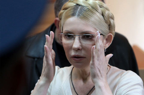 Тимошенко встала на ходунки