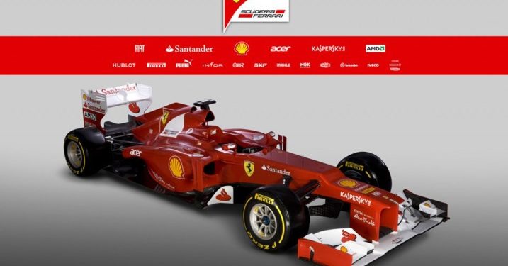 Нова версія Ferrari Racecar F1 2012