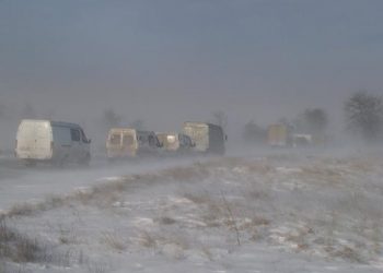 В пробке оказалось более 60 автомобилей