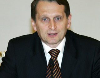 Нарышкин уже прибыл в Украину