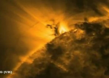 NASA сняло на видео солнечное торнадо