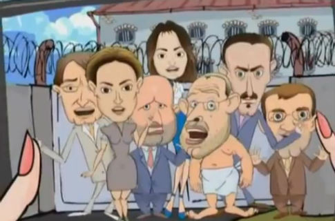 В Интернете появился мультфильм о Тимошенко и её жизни в колонии