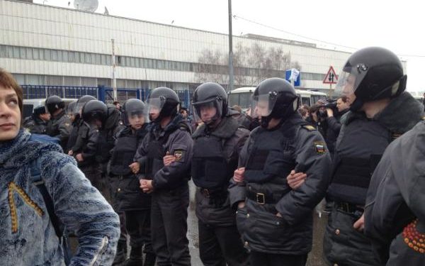 У телецентра «Останкино» началась акция против «НТВ»
