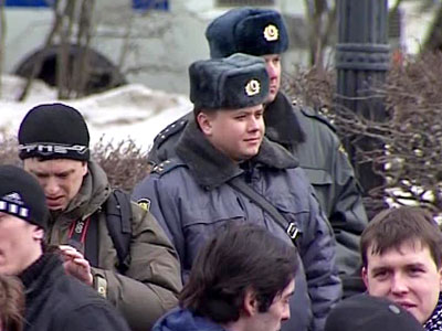 На Пушкинской снова собрались оппозиционеры