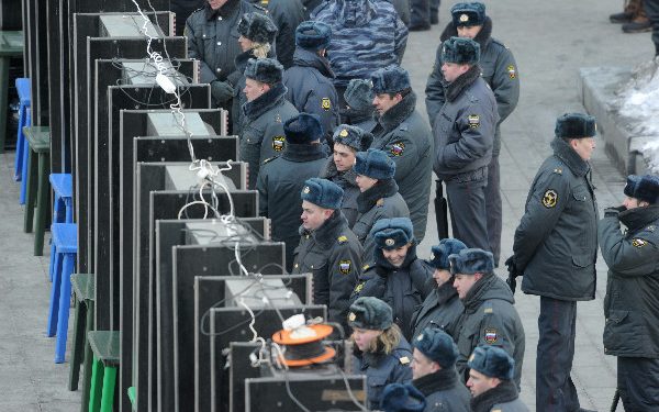 Полиция пресекла шествие националистов на Старом Арбате