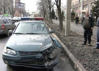 Две харьковских машины ГАИ попали в ДТП за один день