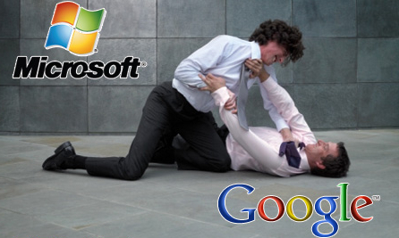 Microsoft обвиняет Google в несанкционированном доступе