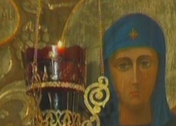 В одном из монастырей мироточит икона Пресвятой Богородицы