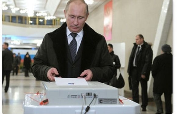 Путин побеждает на выборах