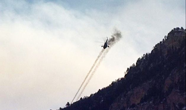 Артиллерия нанесла ответный удар по боевикам, обстрелявшим вертолет Ми-8