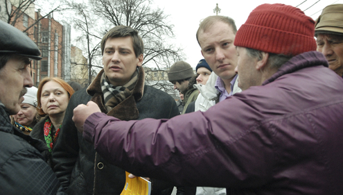 Акция оппозиции в Москве не обошлась без задержаний