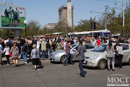 В Днепропетровске прогремел взрыв на трамвайной остановке: есть пострадавшие