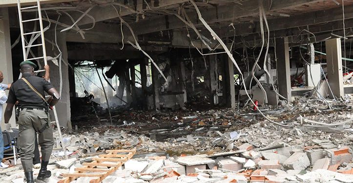 В редакции газеты This Day произошло два взрыва