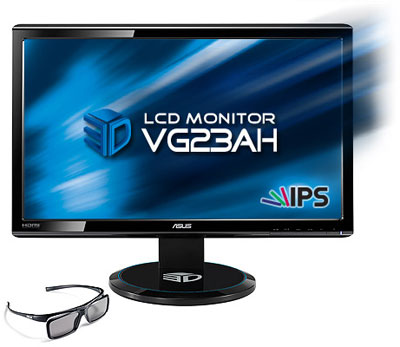 ASUS представила 23-дюймовий 3D-монітор