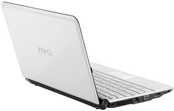 Нетбук від MSI вийде в білому кольорі корпусу