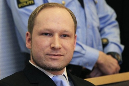 Повторная экспертиза признала Брейвика вменяемым