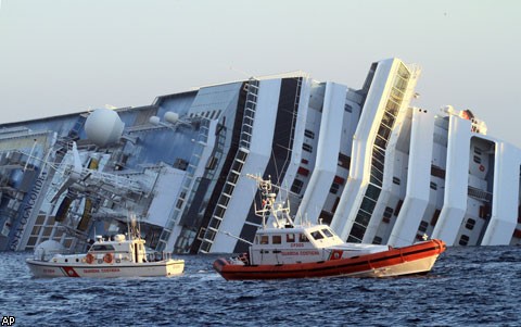 Опознаны тела пяти пассажиров Costa Concordia