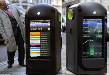 Урна с LCD экраном