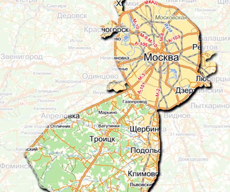 Москва станет еще больше