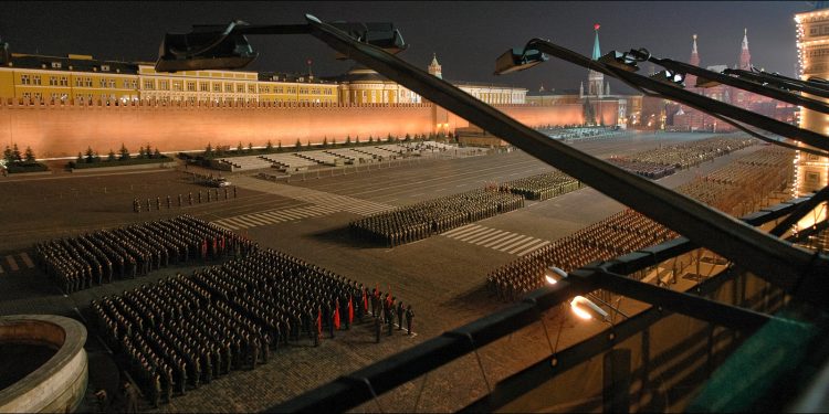 На Красной площади прошла первая репитиция Парада Победы