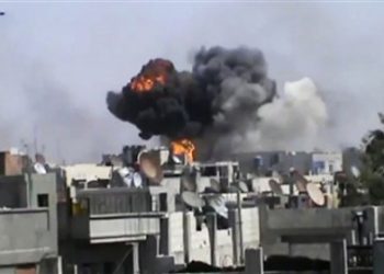 В Сирии на авиабазе произошёл мощный взрыв