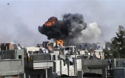 В Сирии на авиабазе произошёл мощный взрыв