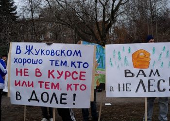 В Подмосковье задержаны защитники Цаговского леса