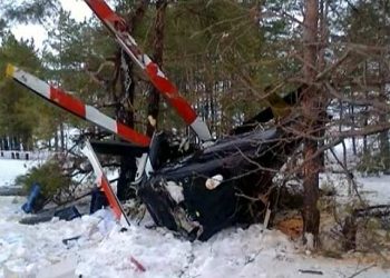 ВИП-вертолет был сбит снежным зарядом