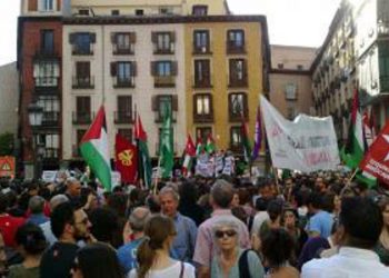 Массовые акции протестов охватили города Испании