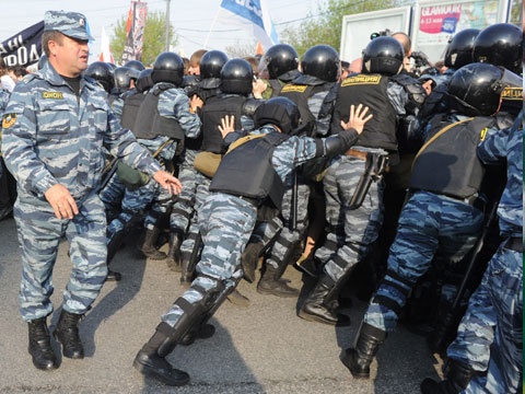 Действия полиции на «Марше миллионов» одобрено ГУВД Москвы