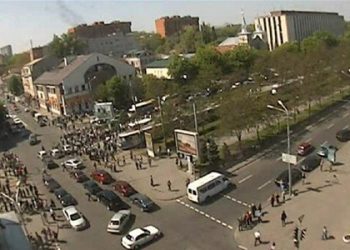 В сети появилось видео первого взрыва в Днепропетровске