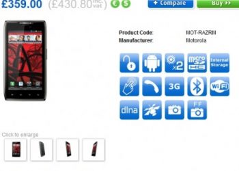 18 травня британці отримають Motorola Razr Maxx
