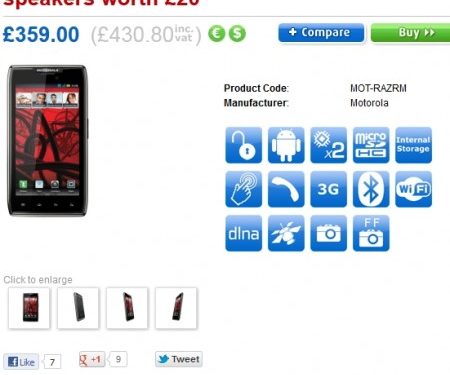 18 травня британці отримають Motorola Razr Maxx