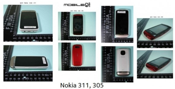 З’явилися фото Nokia 305 і Nokia 311