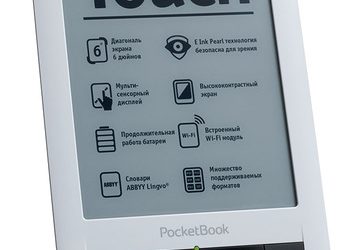 За оцінкою журналу Computer Bild, PocketBook Touch являєтьсяться кращим рідером в Європі