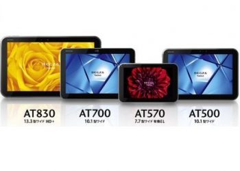 Toshiba вивела на ринок чотири нових планшета Regza