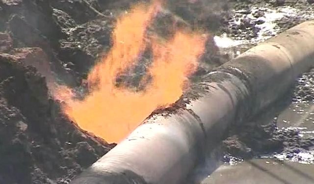 Два района в Дагестане остались без газа из-за пожара