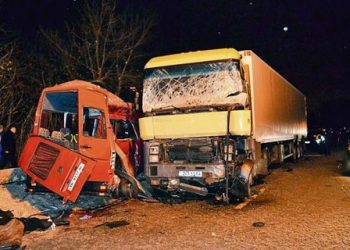 В Киеве погиб в аварии водитель маршрутки