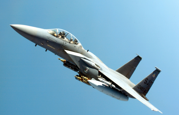 Разбился американский истребитель F-15Е