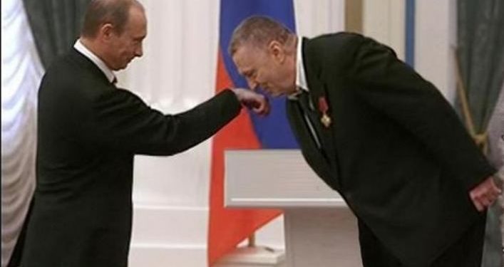 Путин наградил Жириновского медалью Столыпина